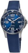Longines L3.780.4.96.9 HydroConquest Blå/Gummi Ø39 mm