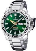 Festina Herreur F20665-2 The Original Diver Grøn/Stål Ø46.3 mm
