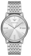 Emporio Armani Herreur AR11599 Minimalist Sort/Stål Ø42 mm