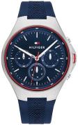 Tommy Hilfiger Herreur 1792057 Justin Blå/Gummi Ø44 mm