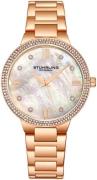 Stührling Original Dameur 3907.4 Symphony Hvid/Rosaguldtonet stål
