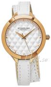 Stührling Original Dameur 658.03 Vogue Deauville Hvid/Læder Ø38 mm