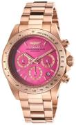 Invicta Dameur 16657 Speedway Rosa/Rosaguldtonet stål Ø41 mm