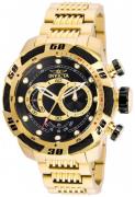 Invicta Herreur 25484 Speedway Sort/Gul guldtonet stål Ø50 mm