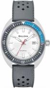 Bulova Herreur 98B449 Snorkel Hvid/Gummi Ø41 mm