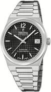 Festina Dameur F20029-6 Swiss Made Sort/Stål Ø35 mm