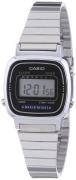 Casio Dameur LA-670WEA-1EF Collection LCD/Stål