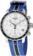 Tissot Herreur T095.417.17.037.26 Quickster Hvid/Stål Ø42 mm
