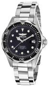 Invicta Herreur 17046 Pro Diver Sort/Stål Ø37.5 mm