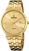 Festina Herreur F20513-3 Guld/Gul guldtonet stål Ø41 mm