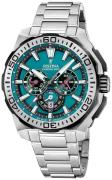 Festina Herreur F20724-6 Chrono Bike Grøn/Stål Ø45.5 mm