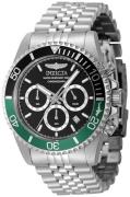 Invicta Herreur 48380 Pro Diver Sort/Stål Ø43 mm