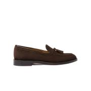 Brune Suede Tassel Loafers