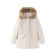 Vinterjakke, Beige Luksus Arctic Parka