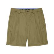 Stretch Short med plisseret front