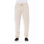Trend Beige Bomuld Jeans Pant