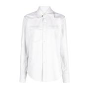 Hvid Selvedge Denim Skjorte