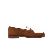 Klassisk Cognac Ruskind Penny Loafer