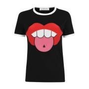 Sort Lips Logo T-Shirt