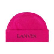 Luksus Uld Beanie med Logo