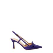 Lilla Glitter Slingback Sandaler