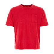 Premium Rød Bomuld Jumbo T-Shirt