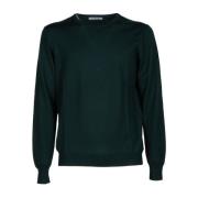Grøn Engelsk Merinos Sweater