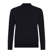 Bomuld Turtleneck Bluse Letvægts Sort