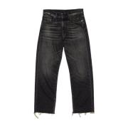 Abbey Black Straight Jeans