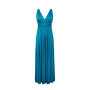 Parosh Dresses Turquoise