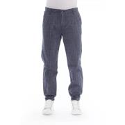 Trend Blå Bomuld Jeans Bukser