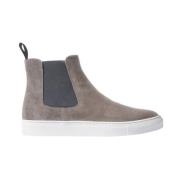 Tommaso Grey Suede Platform Sneakers