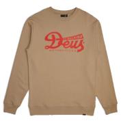 Khaki Relief Crew Sweatshirt