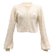 Frances Beaded Crop Cardigan