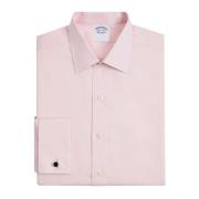 Lyserød Regular Fit Non-Iron Stretch Supima Bomulds Oxford-Stof Skjort...