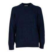 Marineblå Crewneck Sweater