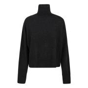 Mørkegrå Turtleneck Sweater