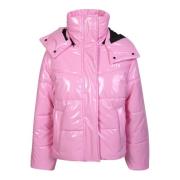 Padded jacket by MSGM. The garment features a bold colour, typical of ...