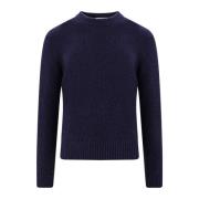 Blå AW23 Strikvarer - Bomuldssweater
