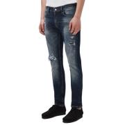 Slim Fit Jeans - Mørkeblå