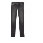 Mørkegrå Tapered Jeans