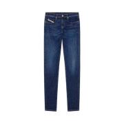 Slim Denim Stretch Jeans - Blå - Størrelse 29