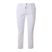 Slim-fit Hvide Jeans til Mænd