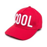 Rød Logo Baseball Cap 100% Bomuld