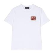Hvid Bomuld Logo T-Shirt