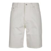 WB Bleached White Denim Shorts