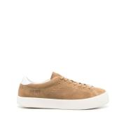 Beige Læder Sneakers