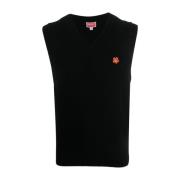 Sort Uld T-Shirt Polo Vest