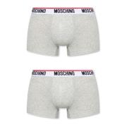 Mærkede boxershorts 2-pakke