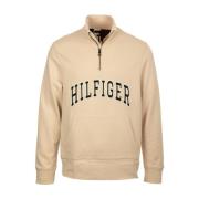 Hvid Half-Zip Sweatshirt